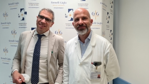 i chirurghi Andrea Di Giorgio e Calogero Ricotta 