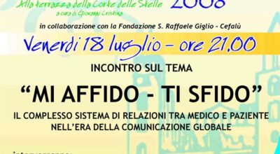 Venerdì 18 luglio incontro sul rapporto medico – paziente