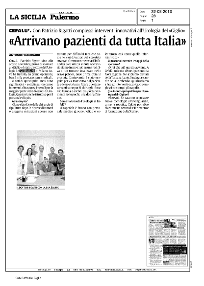 LaSicilia Rigatti 22 Marzo 2013