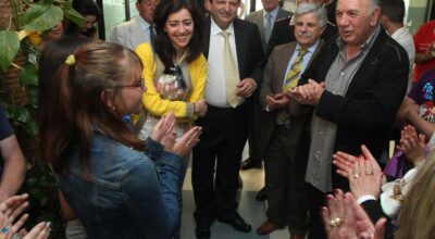 Inaugurato al San Raffaele Giglio il percorso d’arte “Bandiere di Vita”