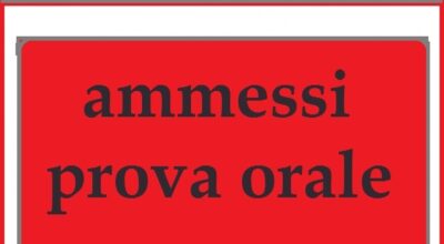 Infermieri – Ammessi prova orale