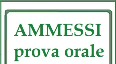 OSS – Ammessi prova orale