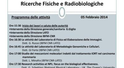 Ricerca, il 5 febbraio seminario su attività Lato