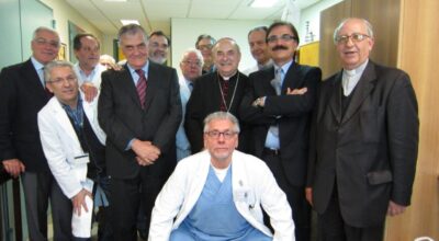 Pasqua, messa in ospedale con il vescovo Manzella