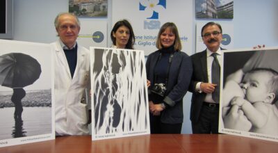 Percorso della maternità in gigantografie donate al San Raffaele Giglio