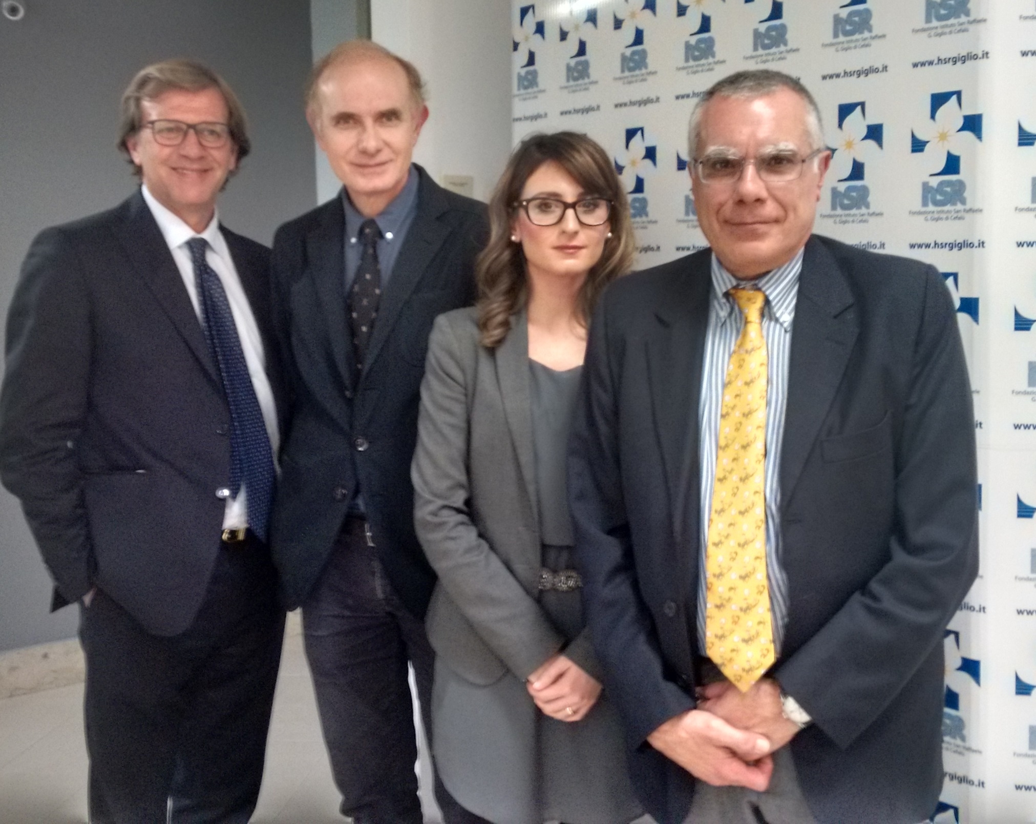 da sx Giovanni Albano, Giulio Ferranti, Roberta Alaimo, Lorenzo Lupo