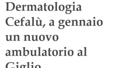 Dermatologia, a gennaio un nuovo …