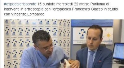 A #ospedalerisponde l’artroscopia del ginocchio. Il VIDEO