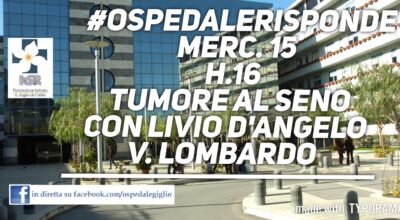A #ospedalerisponde il 15 marzo parliamo di tumore al seno