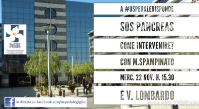 A #ospedalerisponde mercoledì 22 novembre “SoS Pancreas”