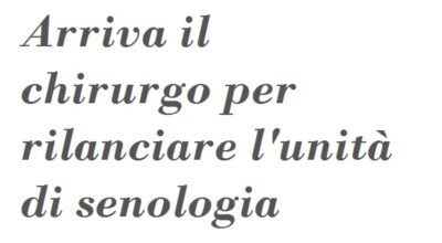 Senologia si rilancia