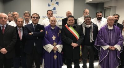 Inaugurata dal vescovo Manzella la nuova sala conferenze del Giglio