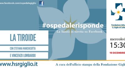 A #ospedalerisponde mercoledì parliamo della tiroide