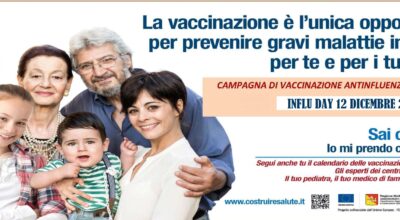 Influenza: Torna l’influ day il 12 dicembre