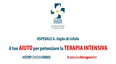 #stopcoronavirus aiutaci a potenziare la terapia intensiva