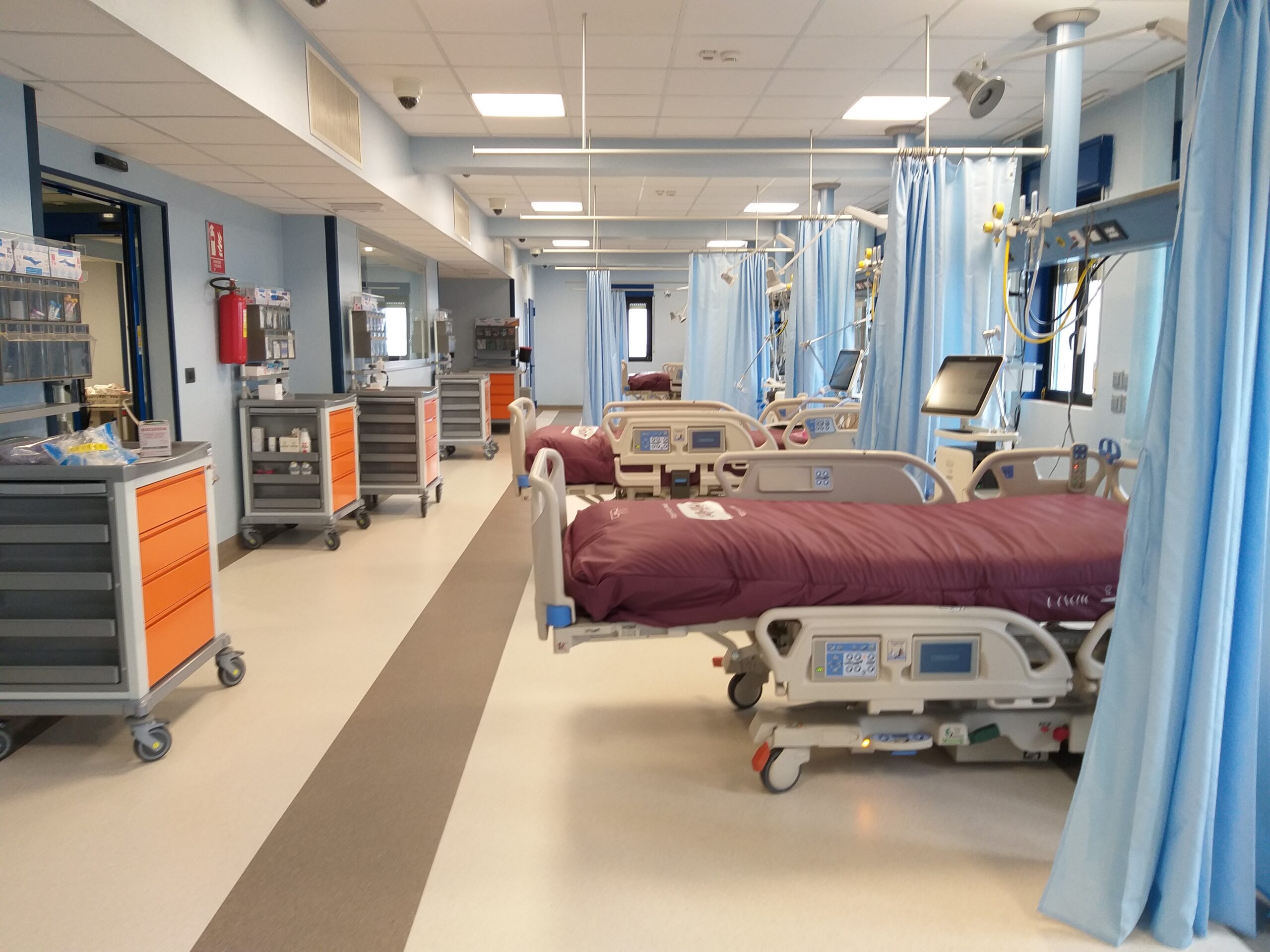 Il nuovo reparto di terapia intensiva