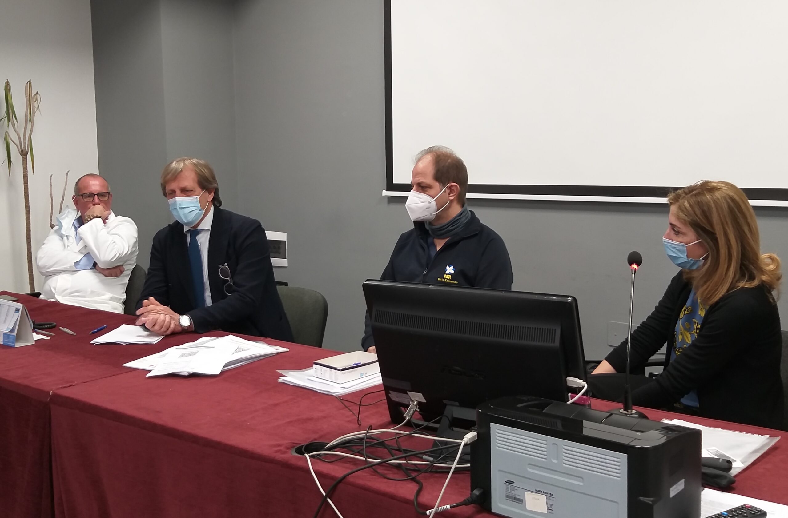 da sx Vizzi, Albano, Raimondo, Tarantino