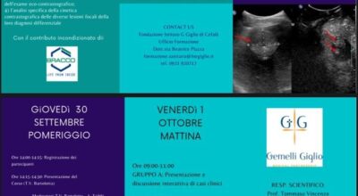 X CORSO TEORICO PRATICO DI ECO-CONTRASTOGRAFIA DEL FEGATO