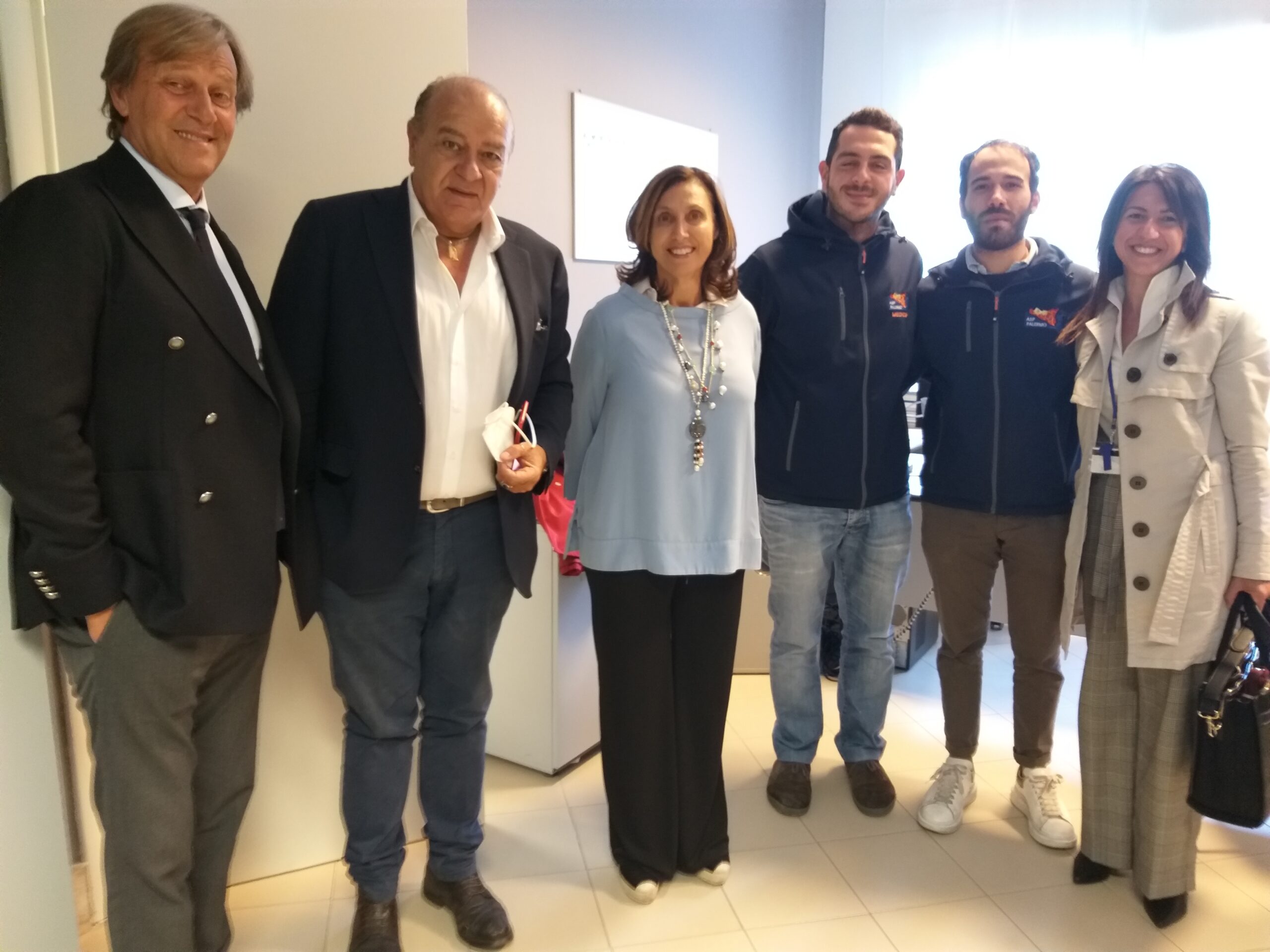 Il presidente Albano e il commissario Costa