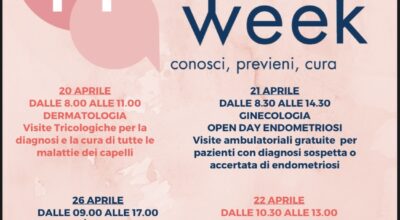 Open week per la salute della donna 20-26 aprile 2022