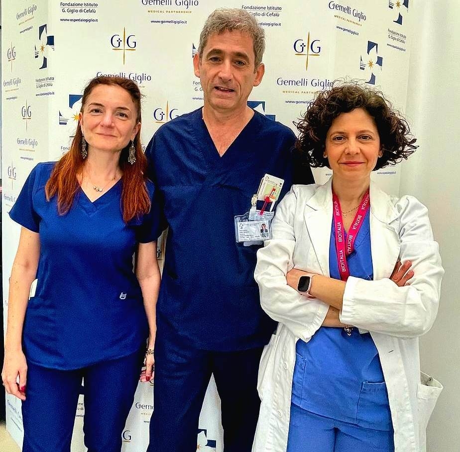 da sx Michela Conti, Maurizio Renda, Melania Blasco