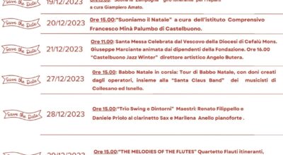 Il programma di Natale al Giglio