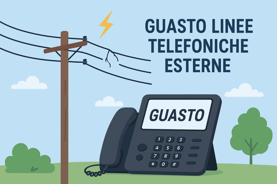 Guasto su linee telefoniche