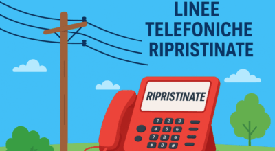 Guasto risolto, linee telefoniche attive