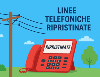 Guasto risolto, linee telefoniche attive
