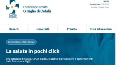Nuova newsletter del Giglio, la salute in pochi click