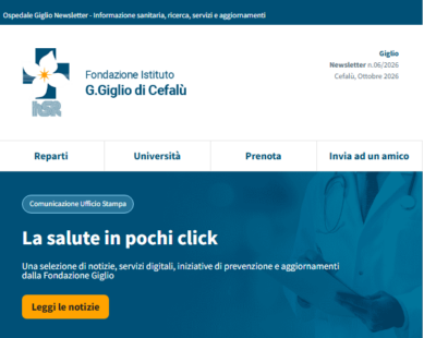Nuova newsletter del Giglio, la salute in pochi click